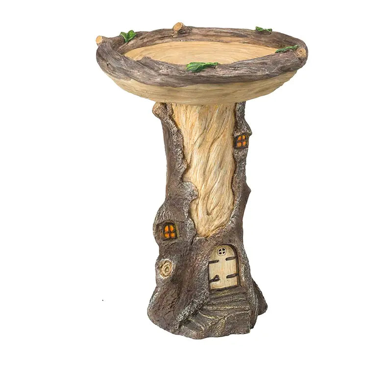 Outdoor Bird Feeder and Garden Decorations (Dog & Rooster)