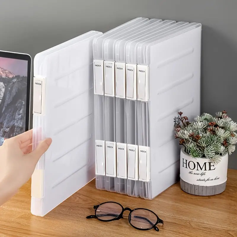 Multi-Function Document Storage Box for Home & Office