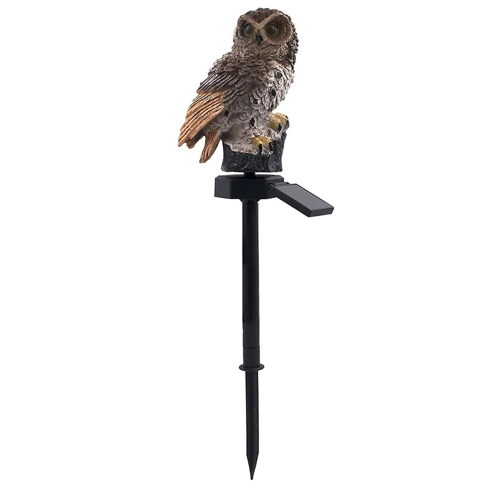 Solar Owl Garden and Lawn Light