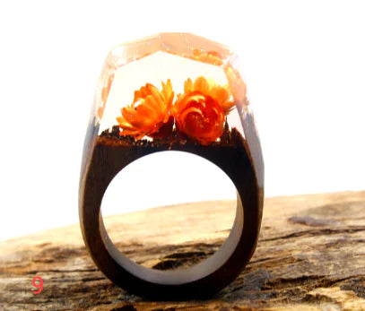 Time Ring Resin Wood Ring