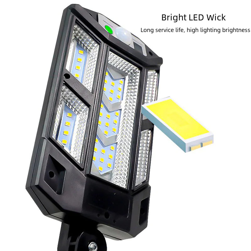 Outdoor Solar LED Wall Light for Home and Garden Use