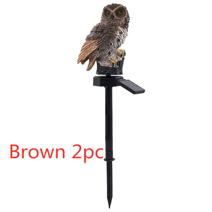 Solar Owl Garden and Lawn Light