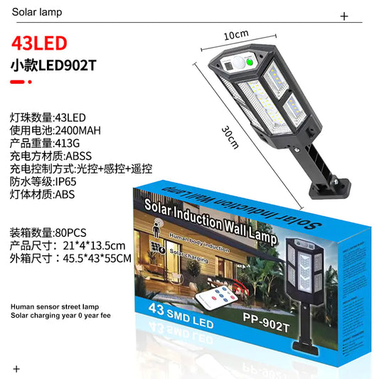 Outdoor Solar LED Wall Light for Home and Garden Use