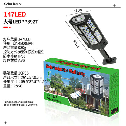 Outdoor Solar LED Wall Light for Home and Garden Use