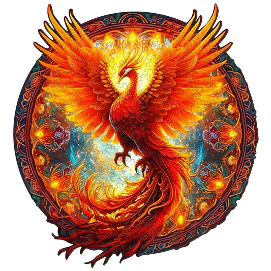 Woodemon Wooden Puzzles for Adults 680PCS Phoenix Wooden Jigsaw Puzzles Kids (XL-21.6 * 20in) Unique Shaped Animal Wood Puzzles Adults Christmas Puzzles Xmas Birthday Gifts Family Games